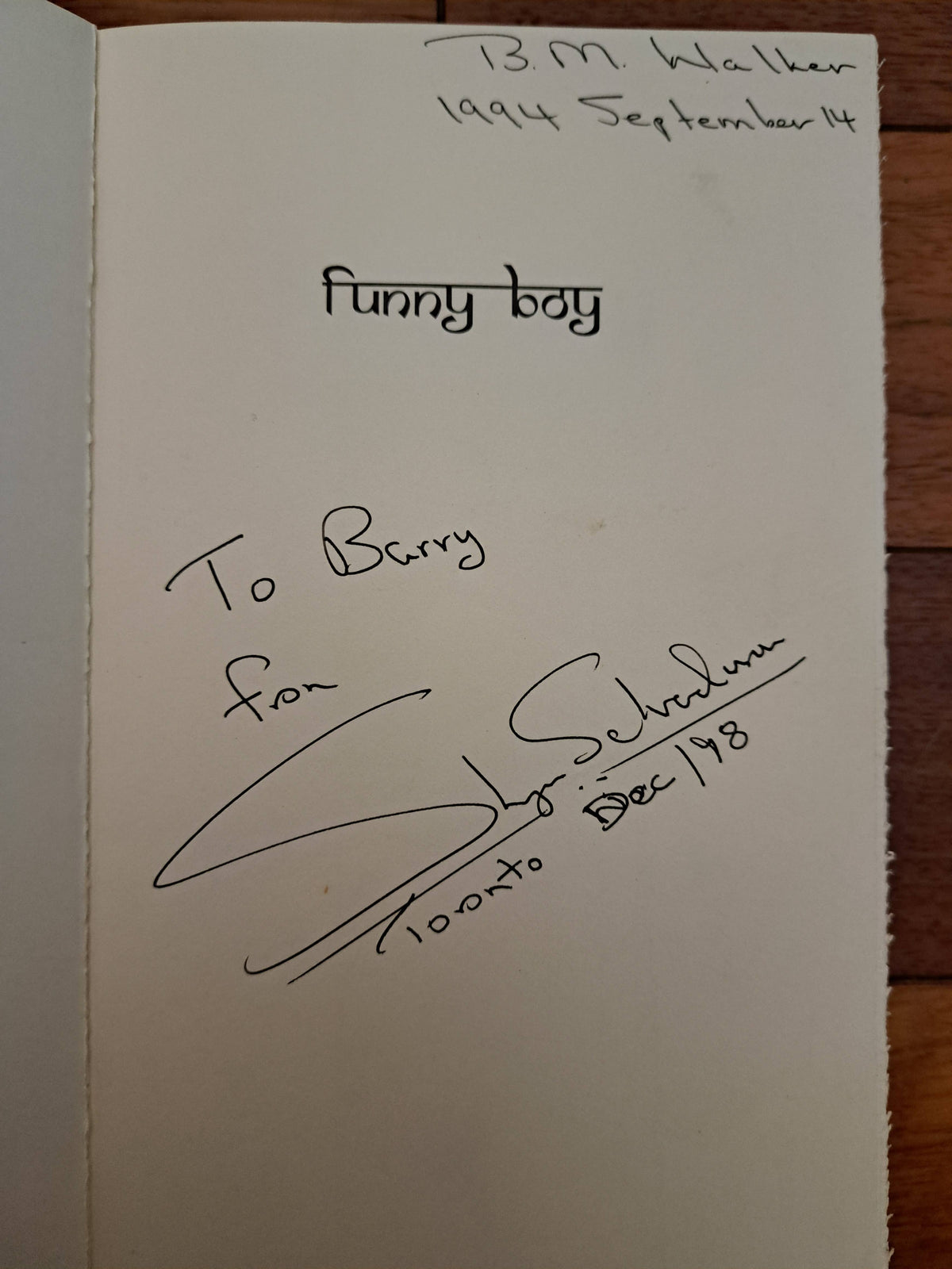 Funny Boy by Shyam Selvadurai