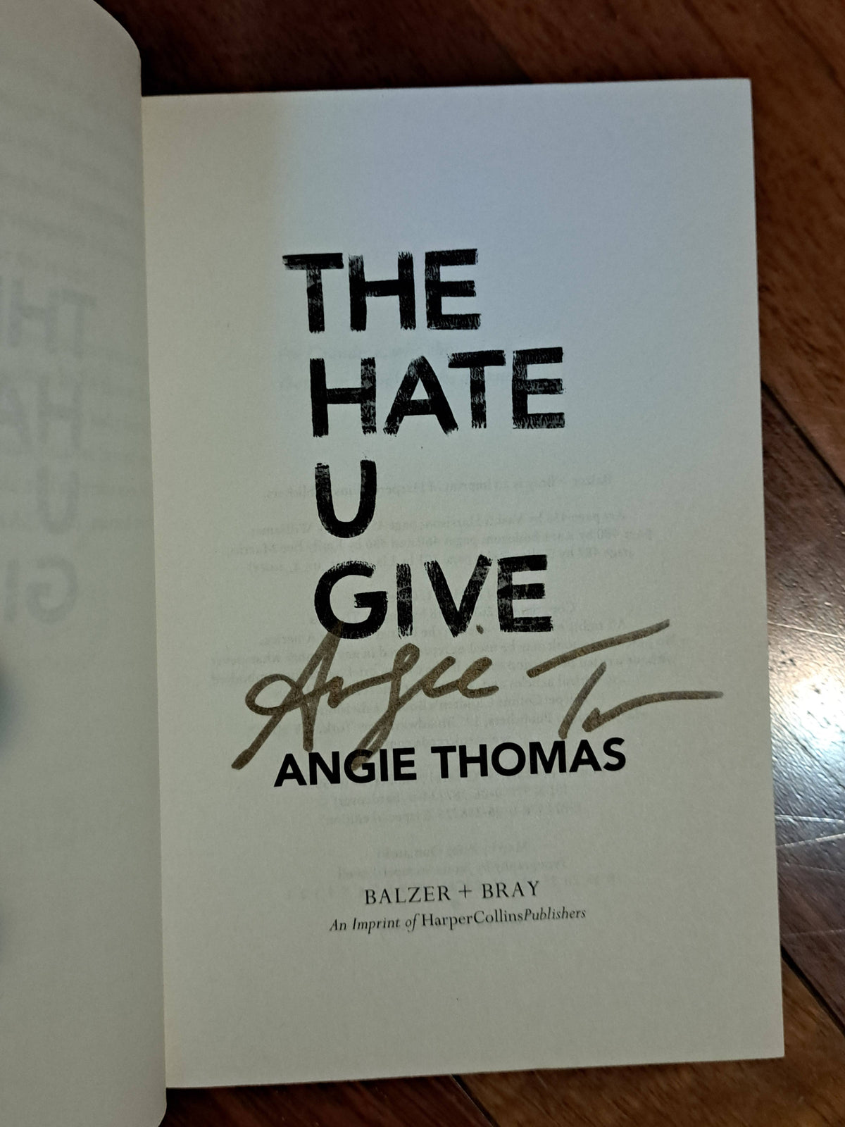 The Hate U Give by Angie Thomas
