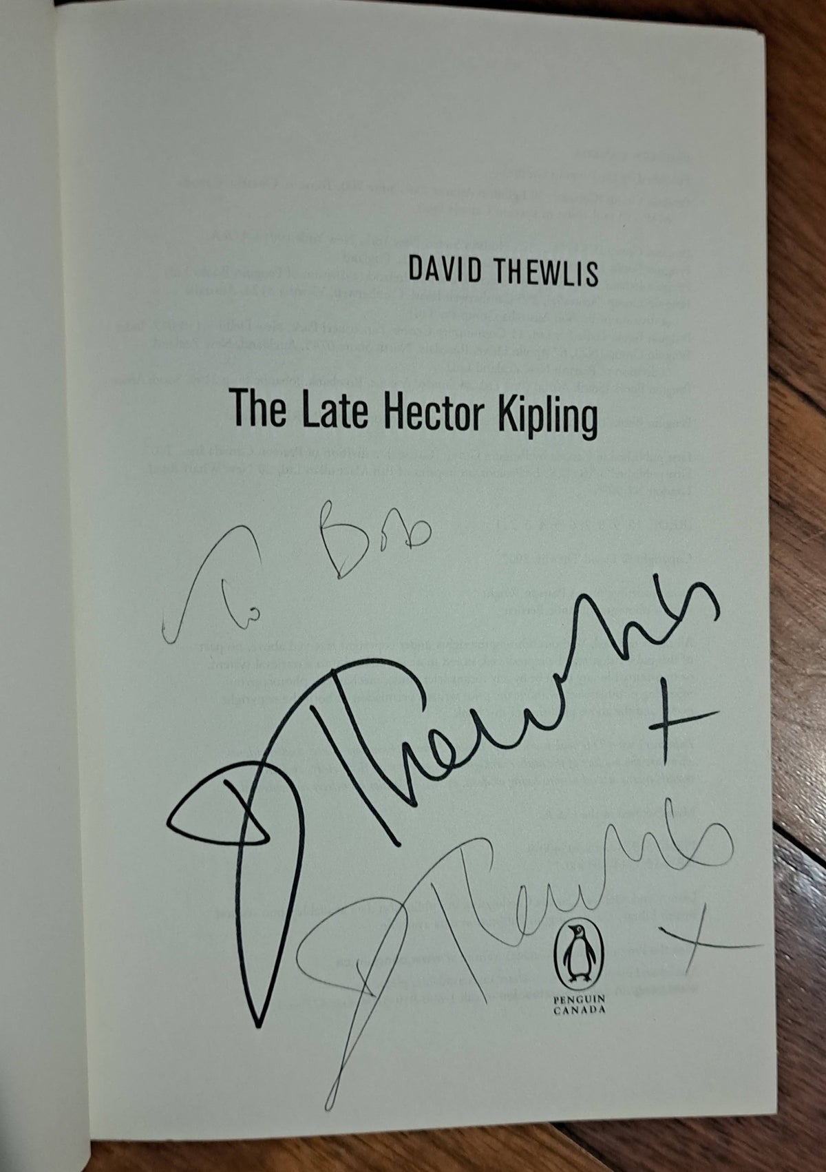 The Late Hector Kipling by David Thewlis